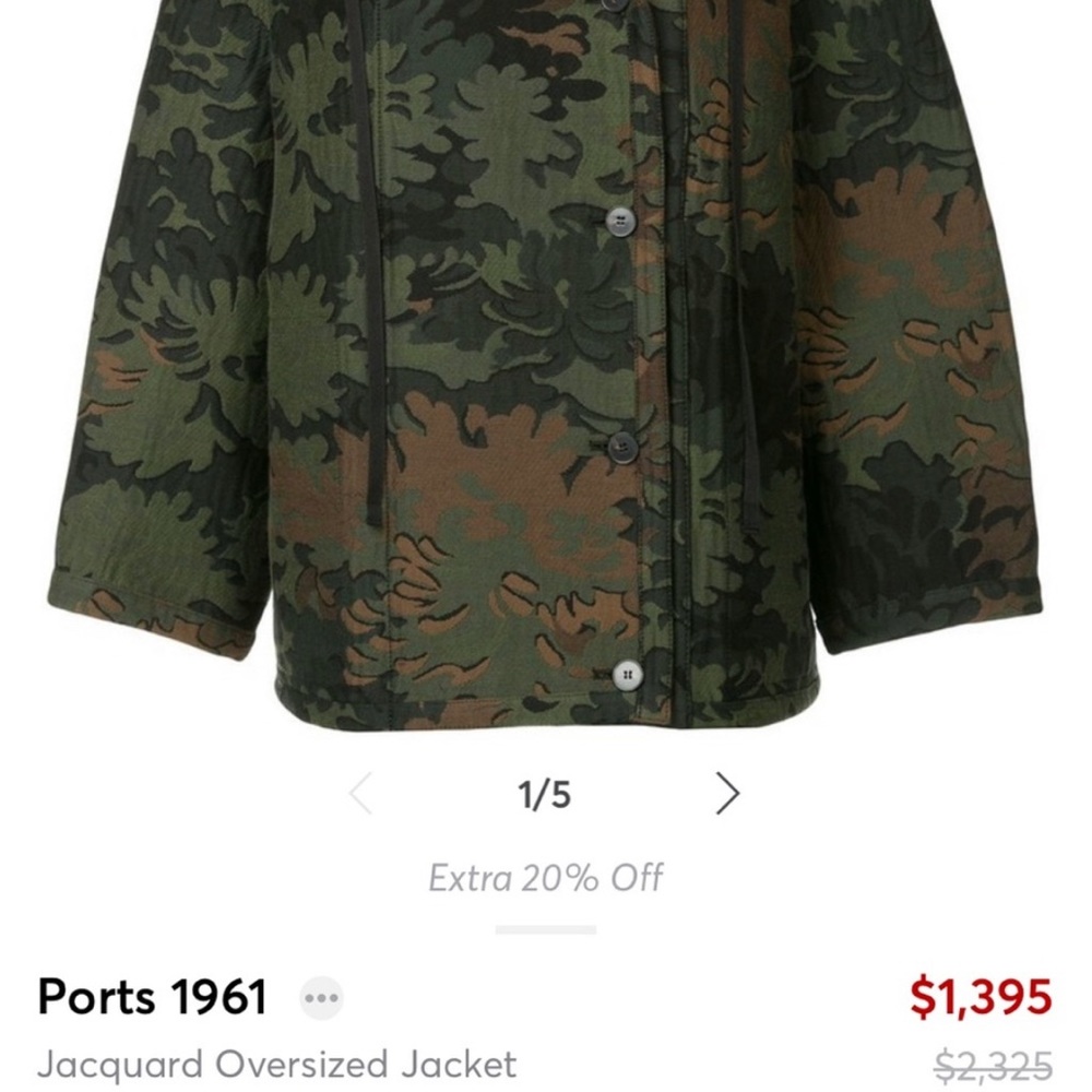 Ports 1961 Jacquard Oversized Jacket